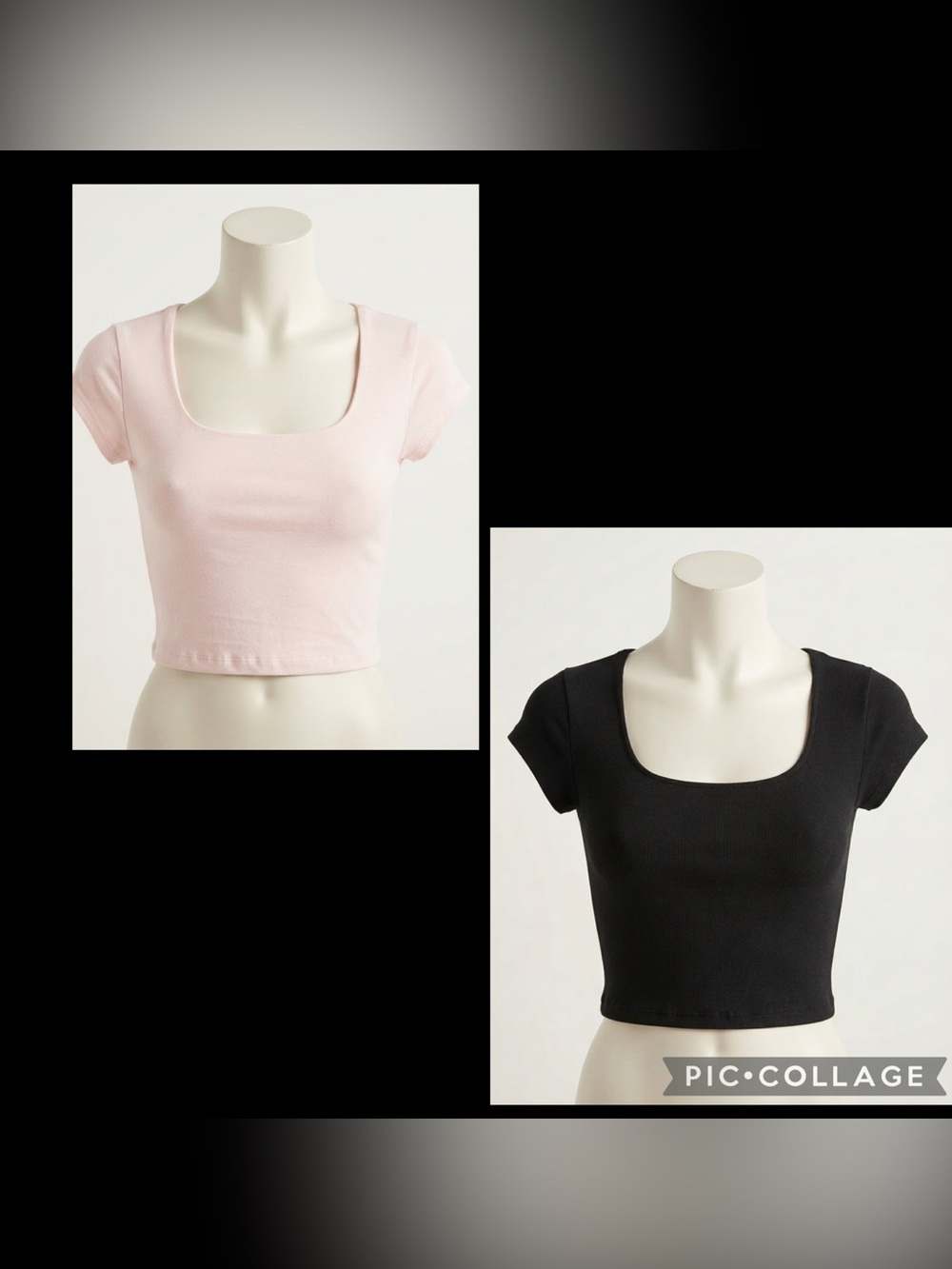 Urban Rebel Two Pack Crop Tops(Pit to pit 15”
Length 18”)